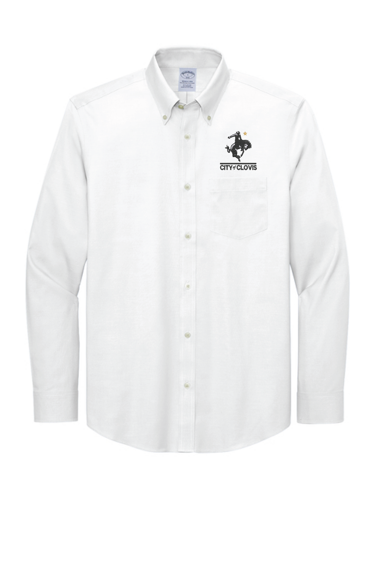 Brooks Brothers® Tall Wrinkle-Free Stretch Pinpoint Shirt (Big & Tall)
