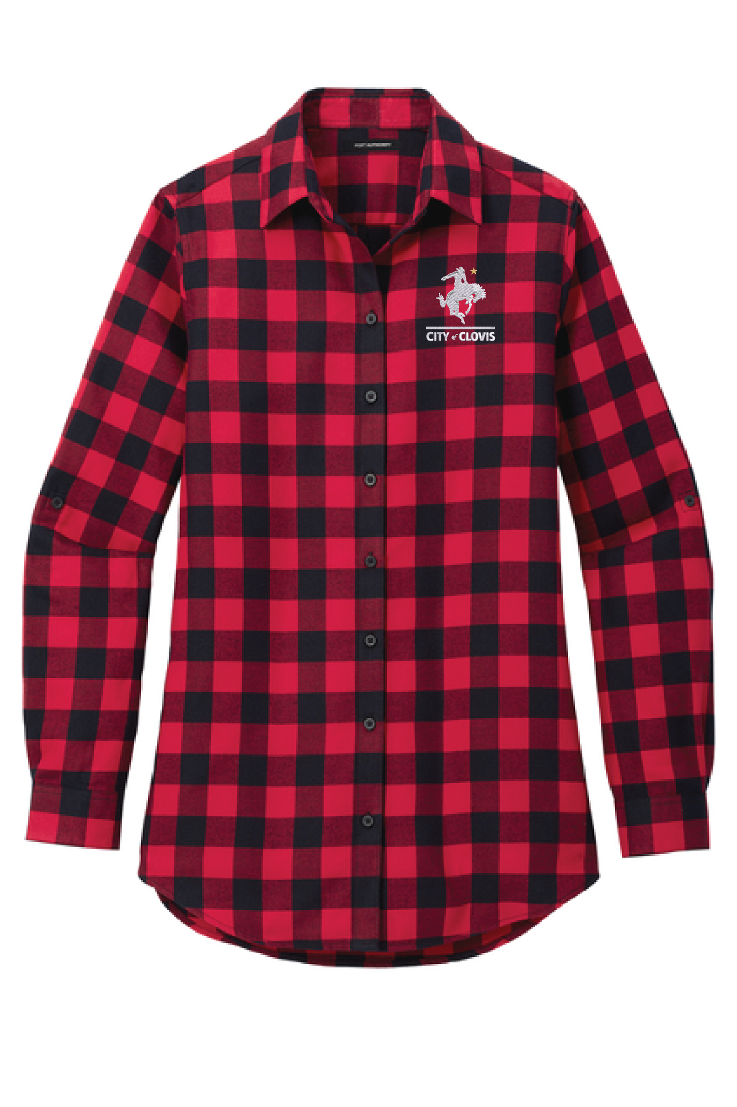 Port Authority® Women's Plaid Flannel Tunic