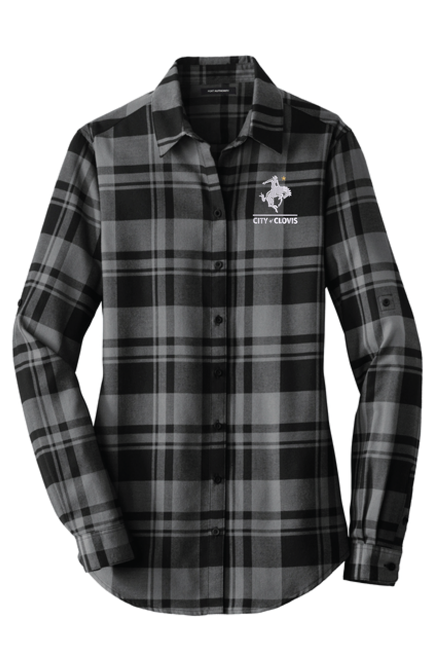 Port Authority® Women's Plaid Flannel Tunic