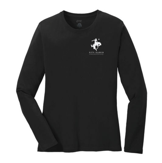 Port & Company® Women's Long Sleeve Core Cotton Tee