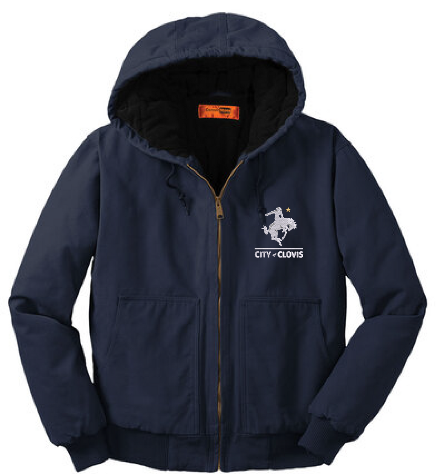CornerStone Washed Duck Cloth Insulated Hooded Work Jacket