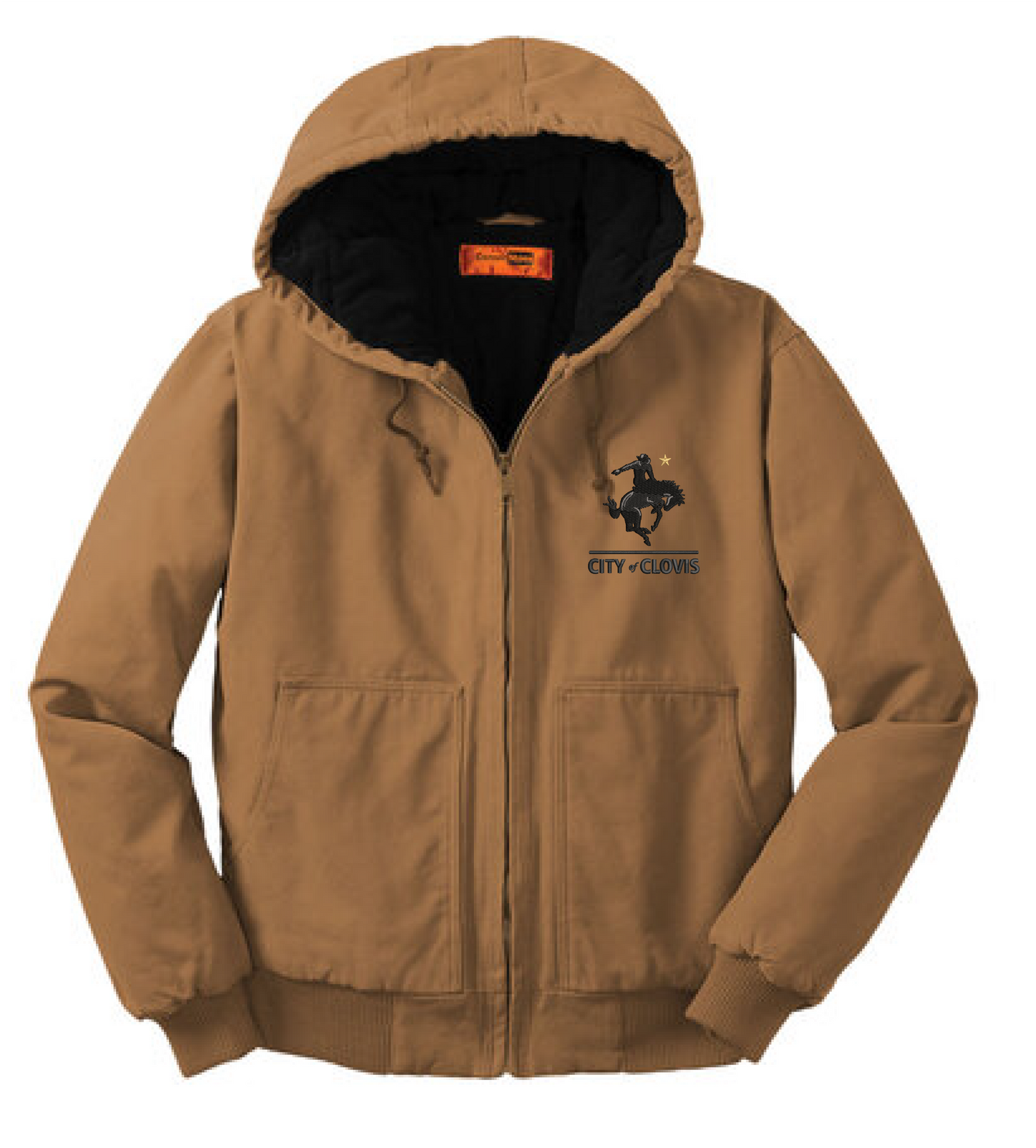 CornerStone Washed Duck Cloth Insulated Hooded Work Jacket