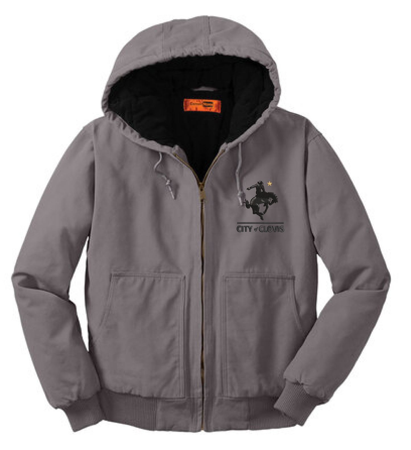 CornerStone Washed Duck Cloth Insulated Hooded Work Jacket