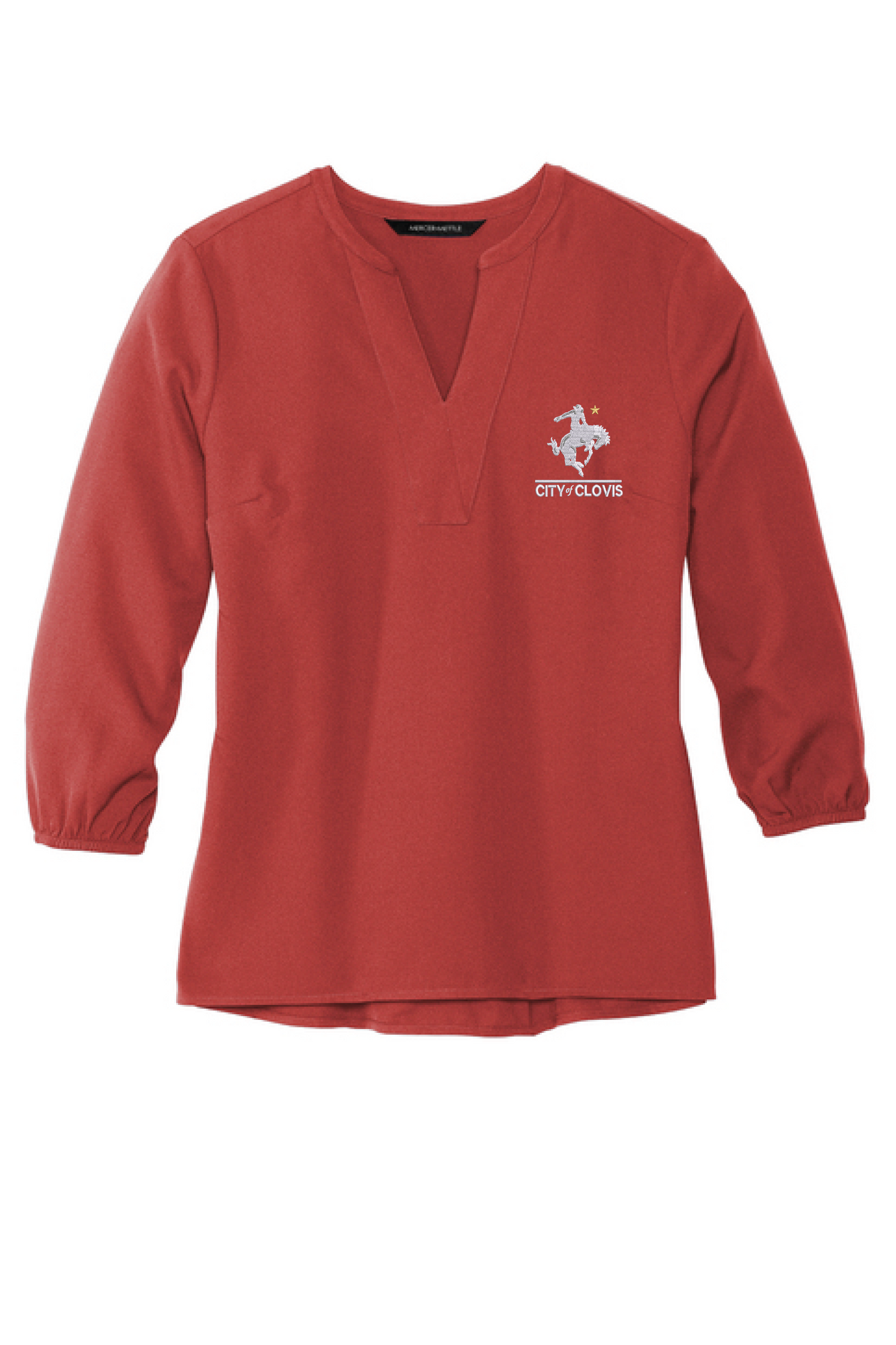 Mercer+Mettle® Women's Stretch Crepe 3/4-Sleeve Blouse