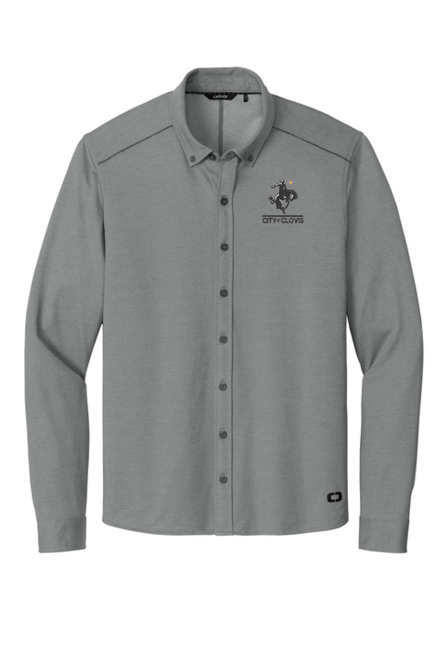 OGIO® Code Stretch Long Sleeve Button-Up