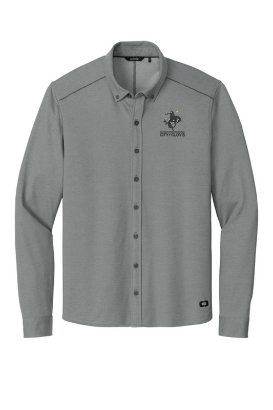 OGIO® Code Stretch Long Sleeve Button-Up